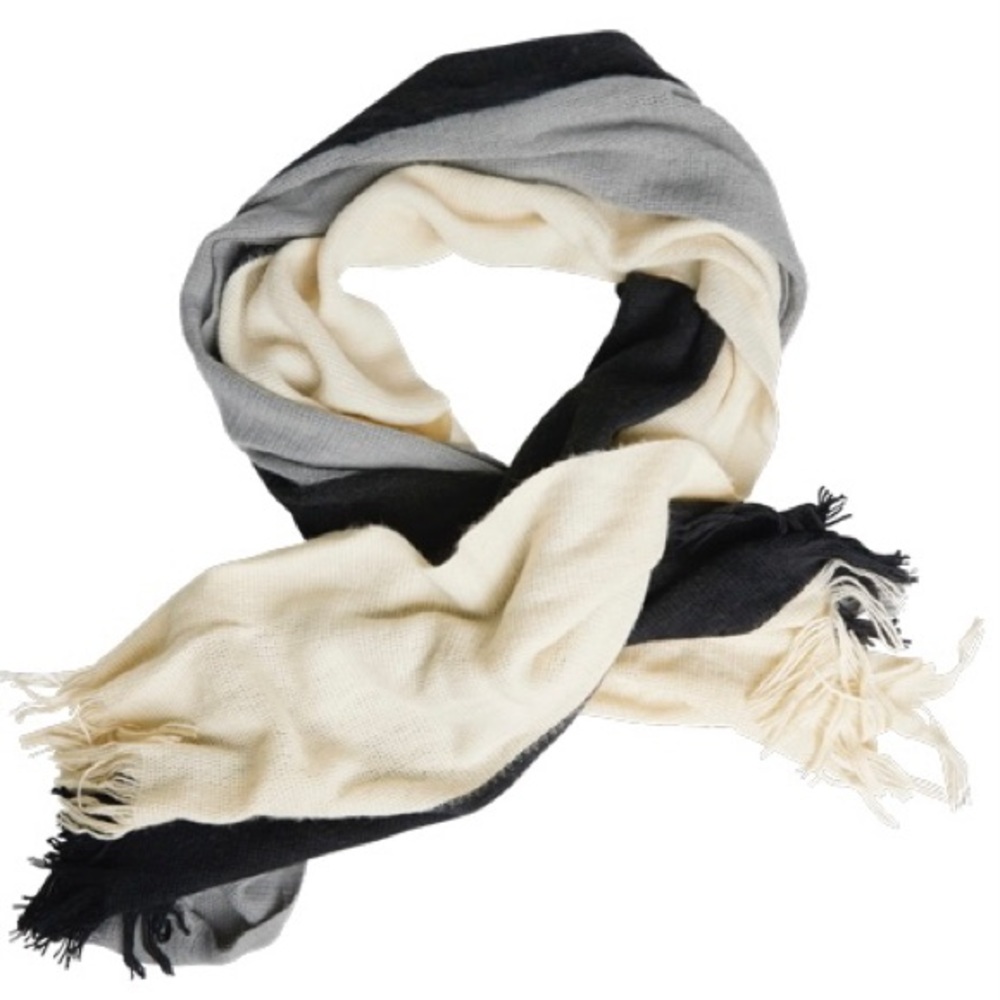 NWT DONNI. Tri-Color Scarf